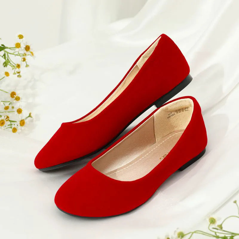 RED SUEDE