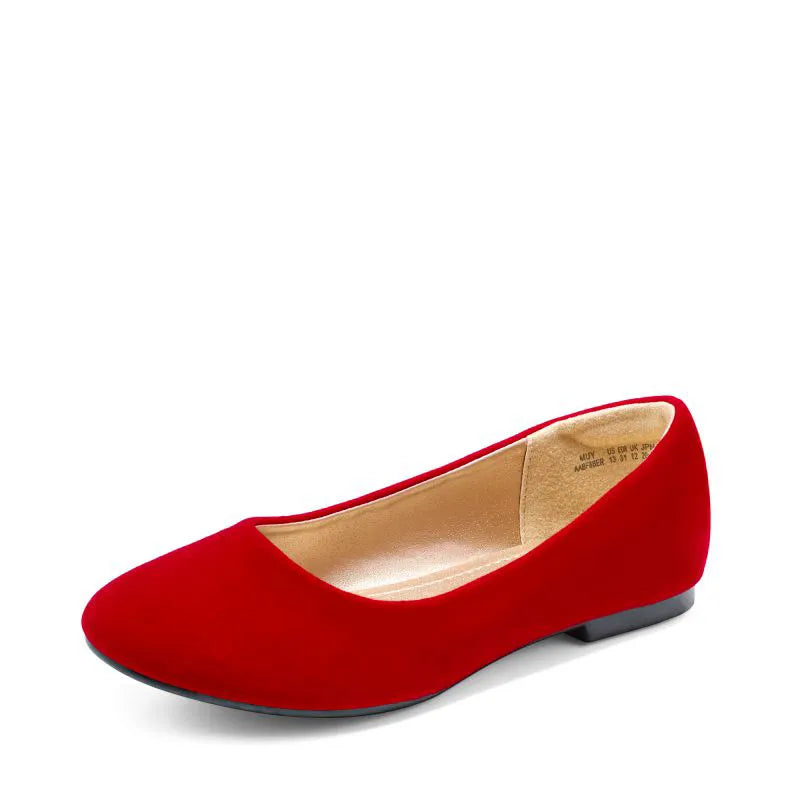 RED SUEDE