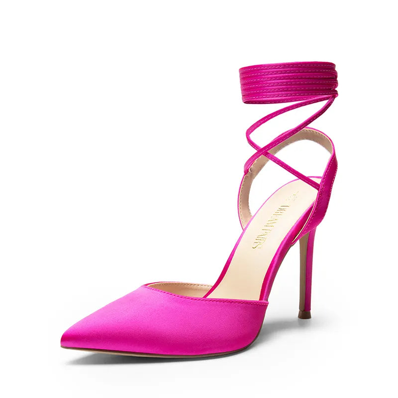 HOT PINK-SATIN