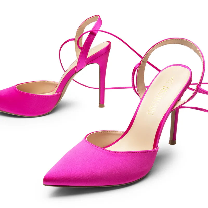 HOT PINK-SATIN