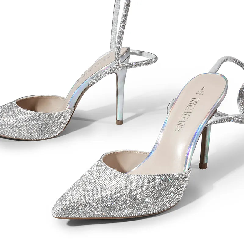 SILVER-RHINESTONE