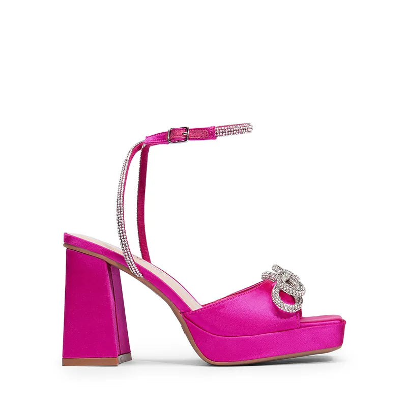 HOT PINK-SATIN