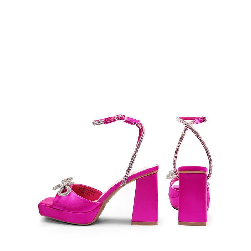 HOT PINK-SATIN