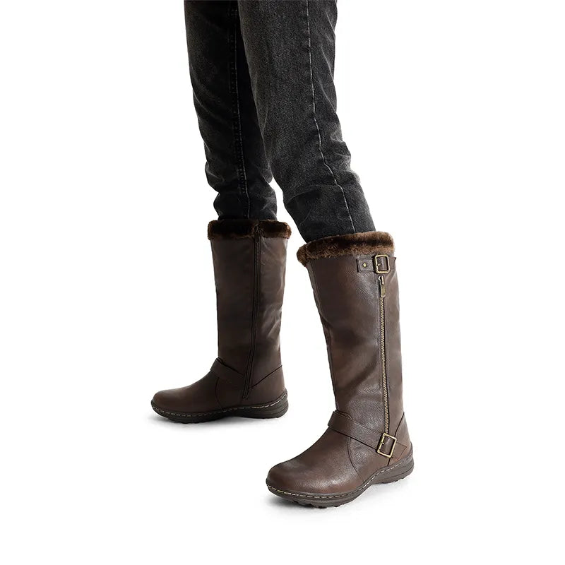 BROWN/PU