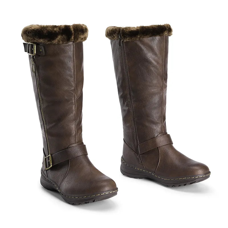 BROWN/PU