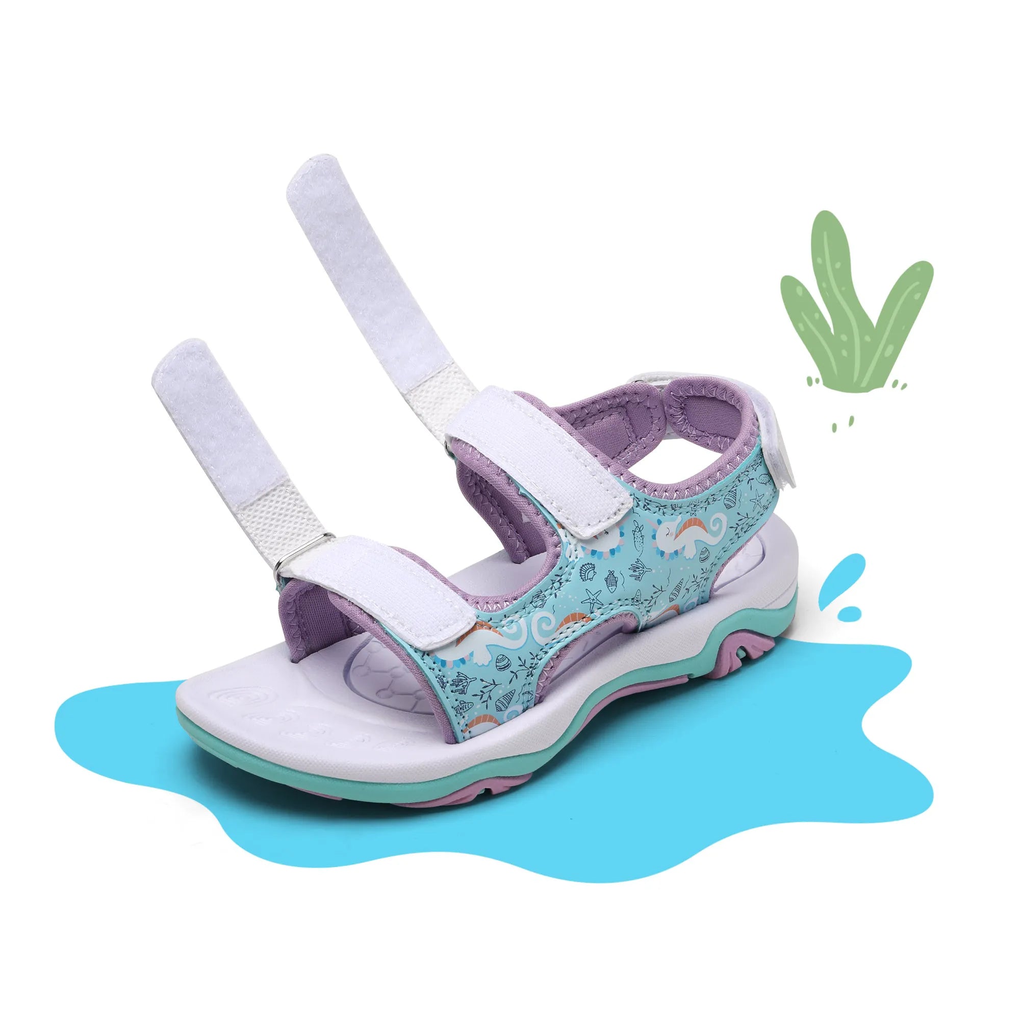 BLUE PURPLE HIPPOCAMPUS