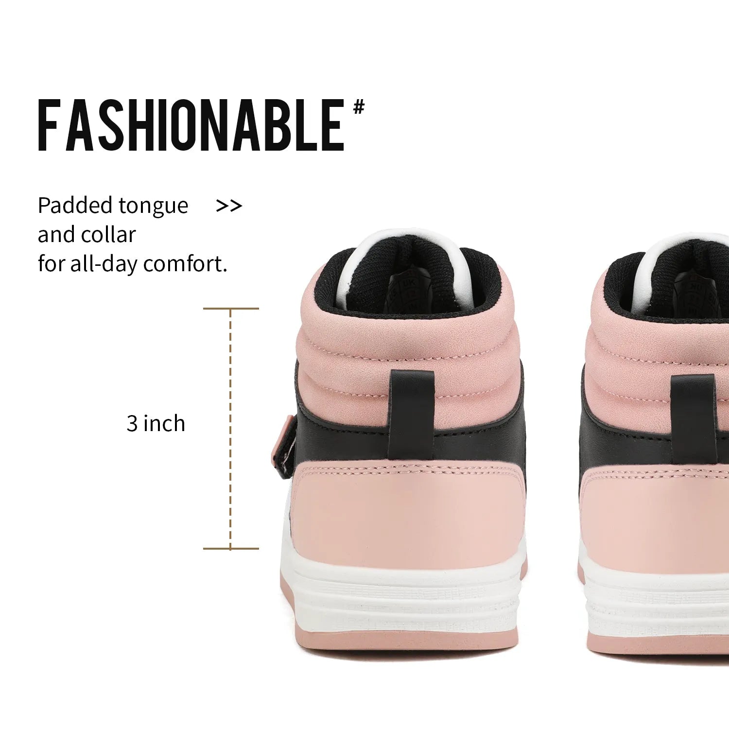 BLACK WHITE PINK