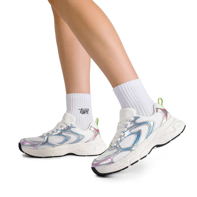 SILVER/WHITE