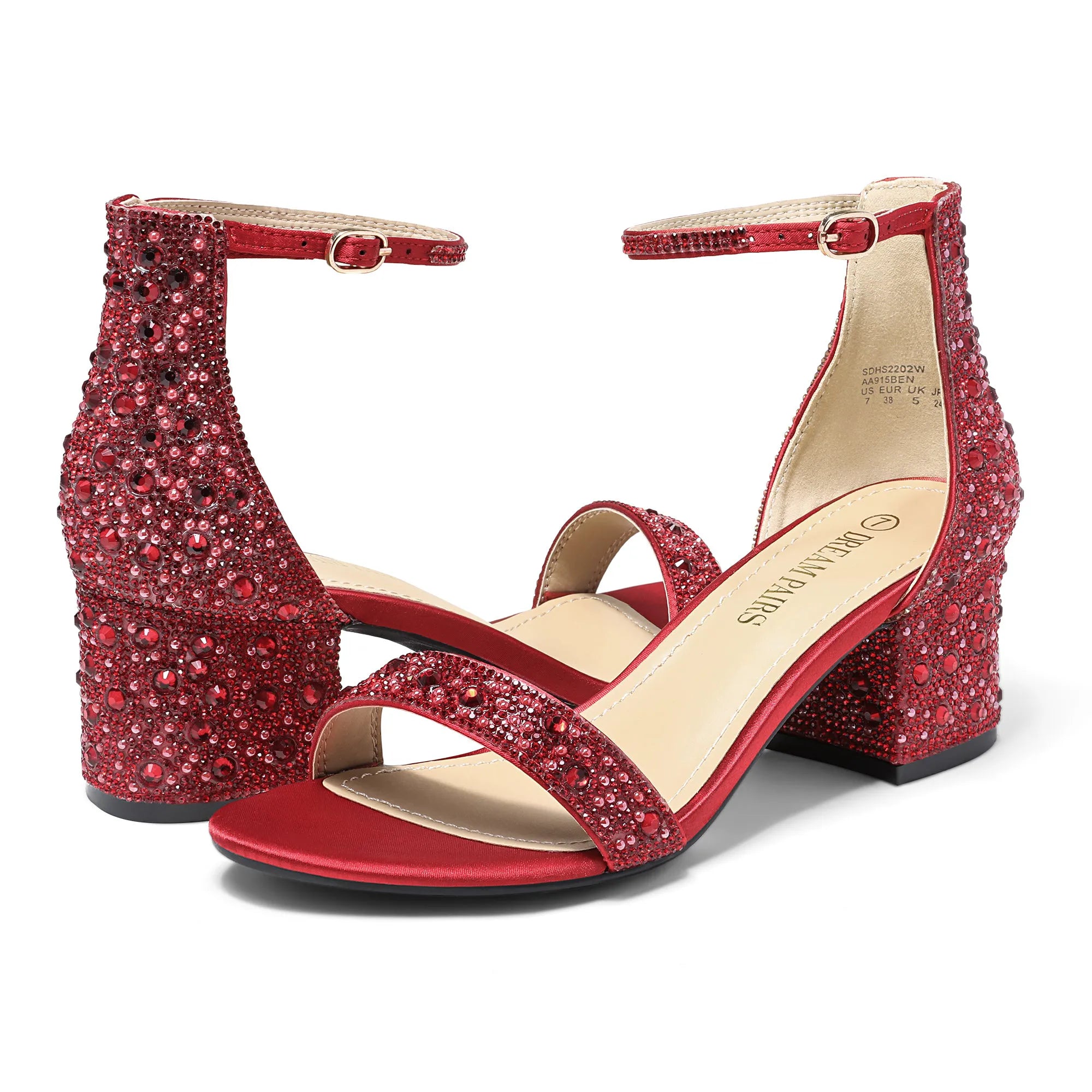 RED RHINESTONE