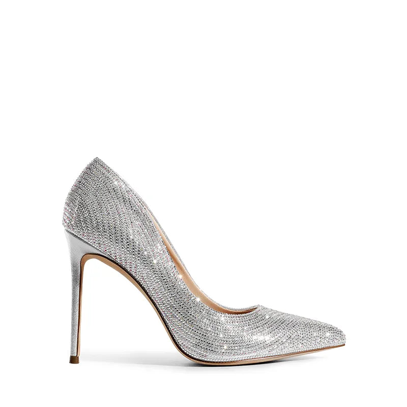 SILVER-RHINESTONE