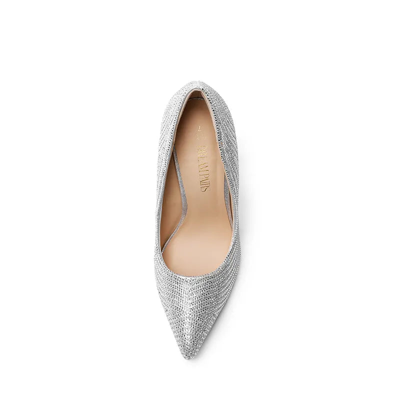 SILVER-RHINESTONE