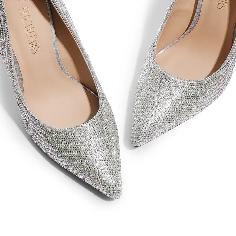 SILVER-RHINESTONE