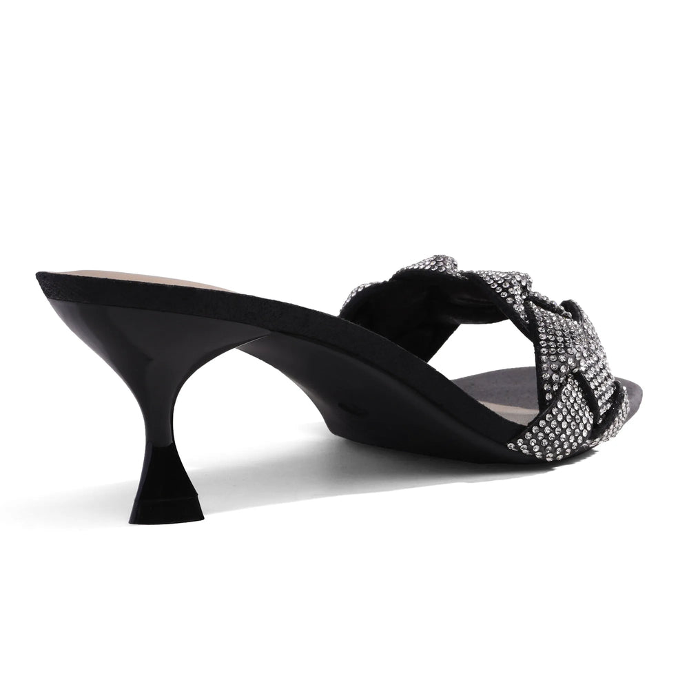 BLACK RHINESTONE