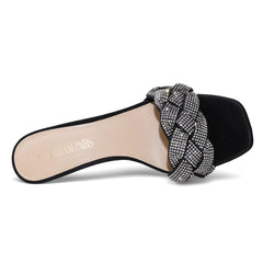 BLACK RHINESTONE