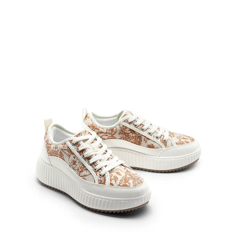 BROWN/BEIGE/WHITE