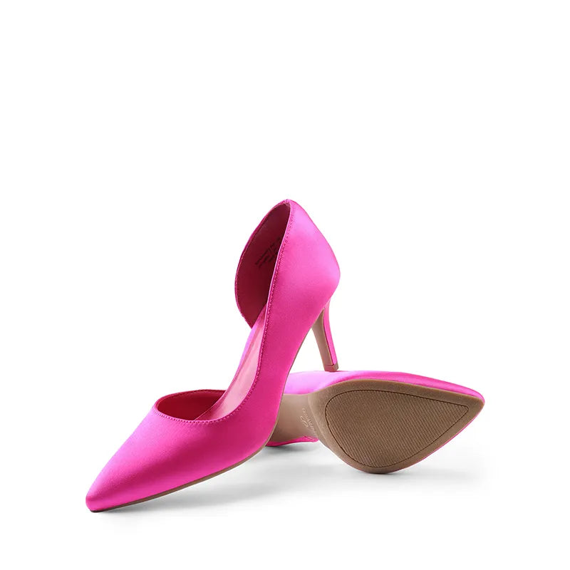 HOT PINK-SATIN