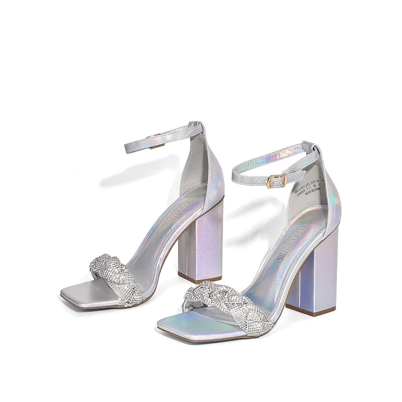 SILVER-RHINESTONE