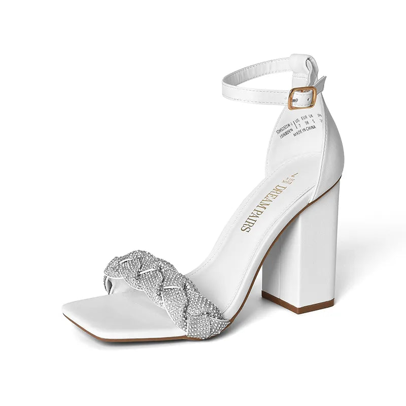 WHITE-RHINESTONE