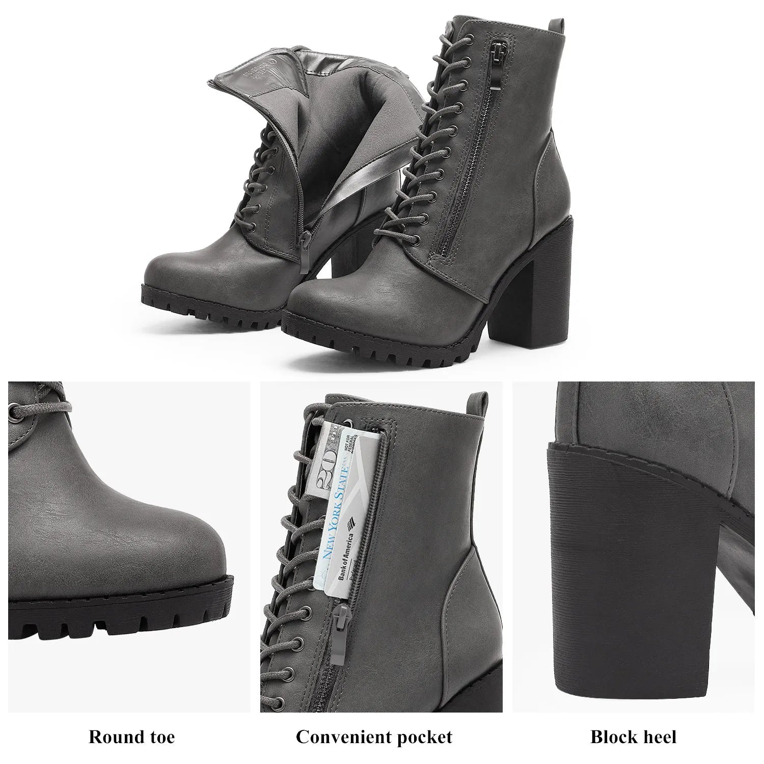 GREY PU