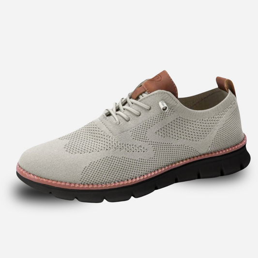 Oak & Sole - Urban Comfortable Limited Edition Trainers with Black Sole – Light Brown