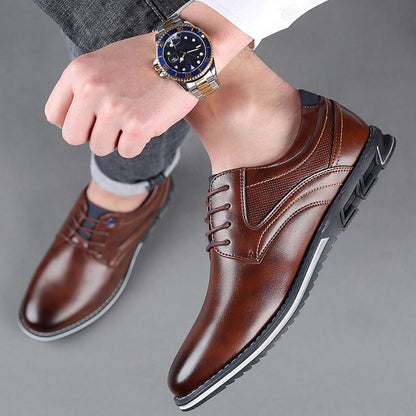 Oak & Sole - York Classic Ultra-Elegant Premium Leather Shoes - Brown