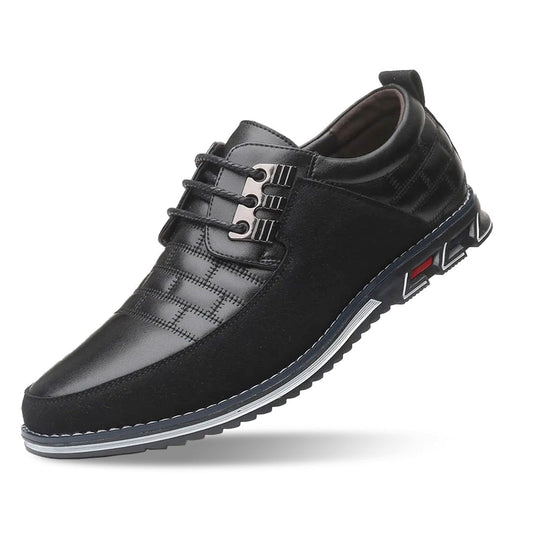 Oak & Sole - Oxford Comfortable Durable Leather Dress Shoes - Black