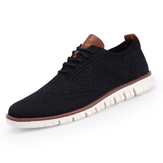 Oak & Sole - Swift Ultra-Comfortable Breathable Flexible Trainers – Black
