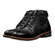 Oak & Sole - Frontier Comfortable Hard-Wearing Leather Boots - Black