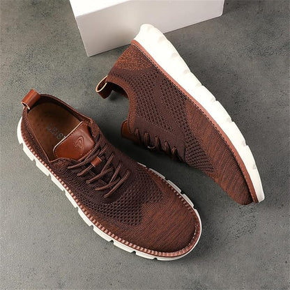 Oak & Sole - Swift Ultra-Comfortable Breathable Flexible Trainers - Burgundy