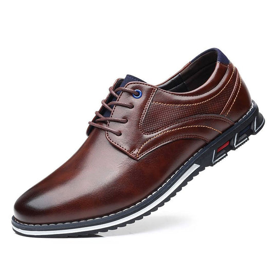 Oak & Sole - York Classic Ultra-Elegant Premium Leather Shoes - Brown