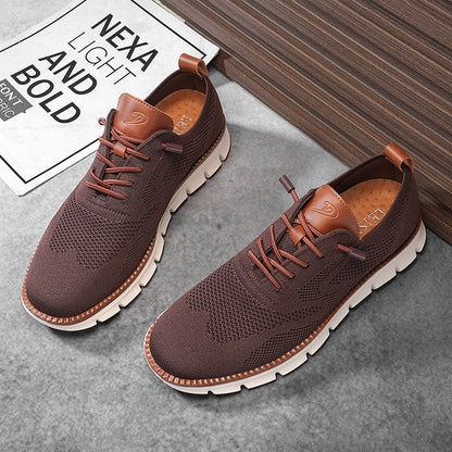 Oak & Sole - Urban Comfortable Everyday Trainers – Limited Burgundy Edition