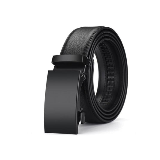 Oak & Sole - Men’s Automatic Ratchet Leather Belt – Black