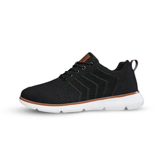 Oak & Sole - Breathable Comfortable Elegant Trainers – Black