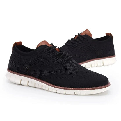 Oak & Sole - Swift Ultra-Comfortable Breathable Flexible Trainers – Black