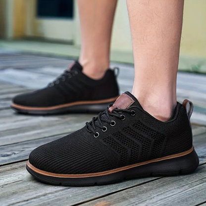Oak & Sole - Breathable Comfortable Elegant Trainers – Blackout