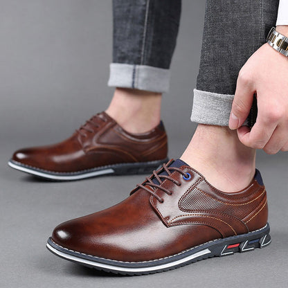 Oak & Sole - York Classic Ultra-Elegant Premium Leather Shoes - Brown