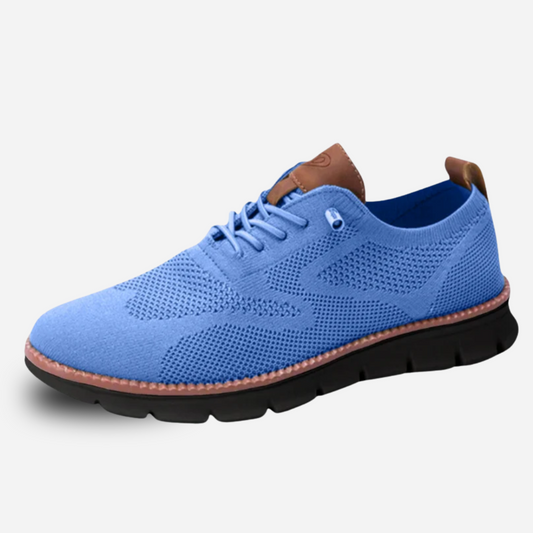 Oak & Sole - Urban Comfortable Limited Edition Trainers with Black Sole – Blue