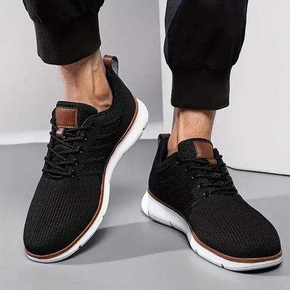 Oak & Sole - Breathable Comfortable Elegant Trainers – Black