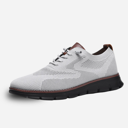 Oak & Sole - Urban Comfortable Limited Edition Trainers with Black Sole – Gray