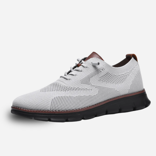 Oak & Sole - Urban Comfortable Limited Edition Trainers with Black Sole – Gray