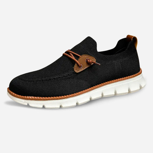 Oak & Sole - Amalfi Elegant Ultra-Comfortable Loafers - Black